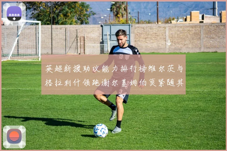 英超新援助攻能力排行榜维尔茨与格拉利什领跑谢尔基姆伯莫紧随其后